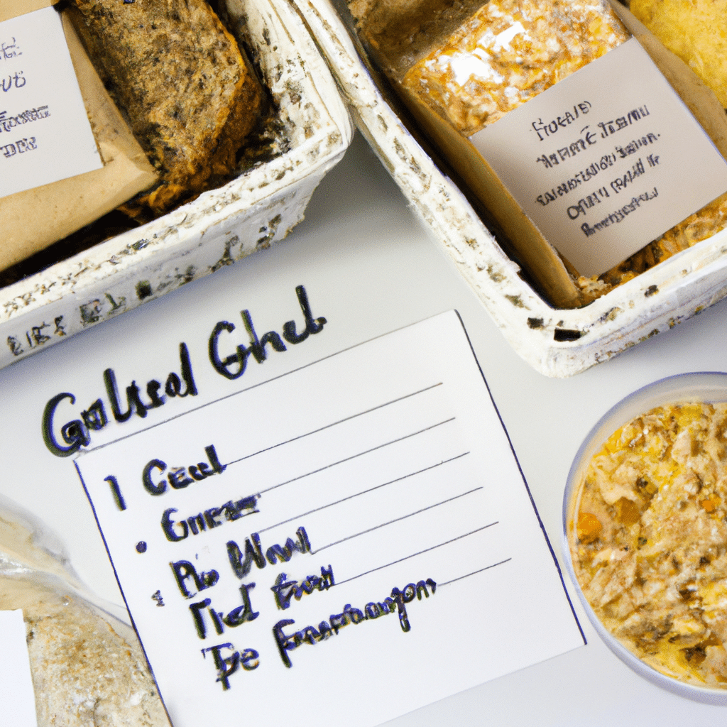gluten free meal planning ideas