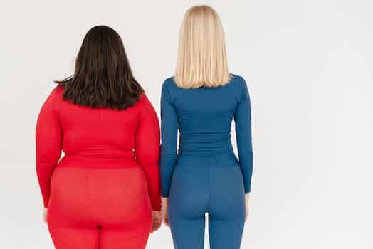 Unrecognizable women with different body types
