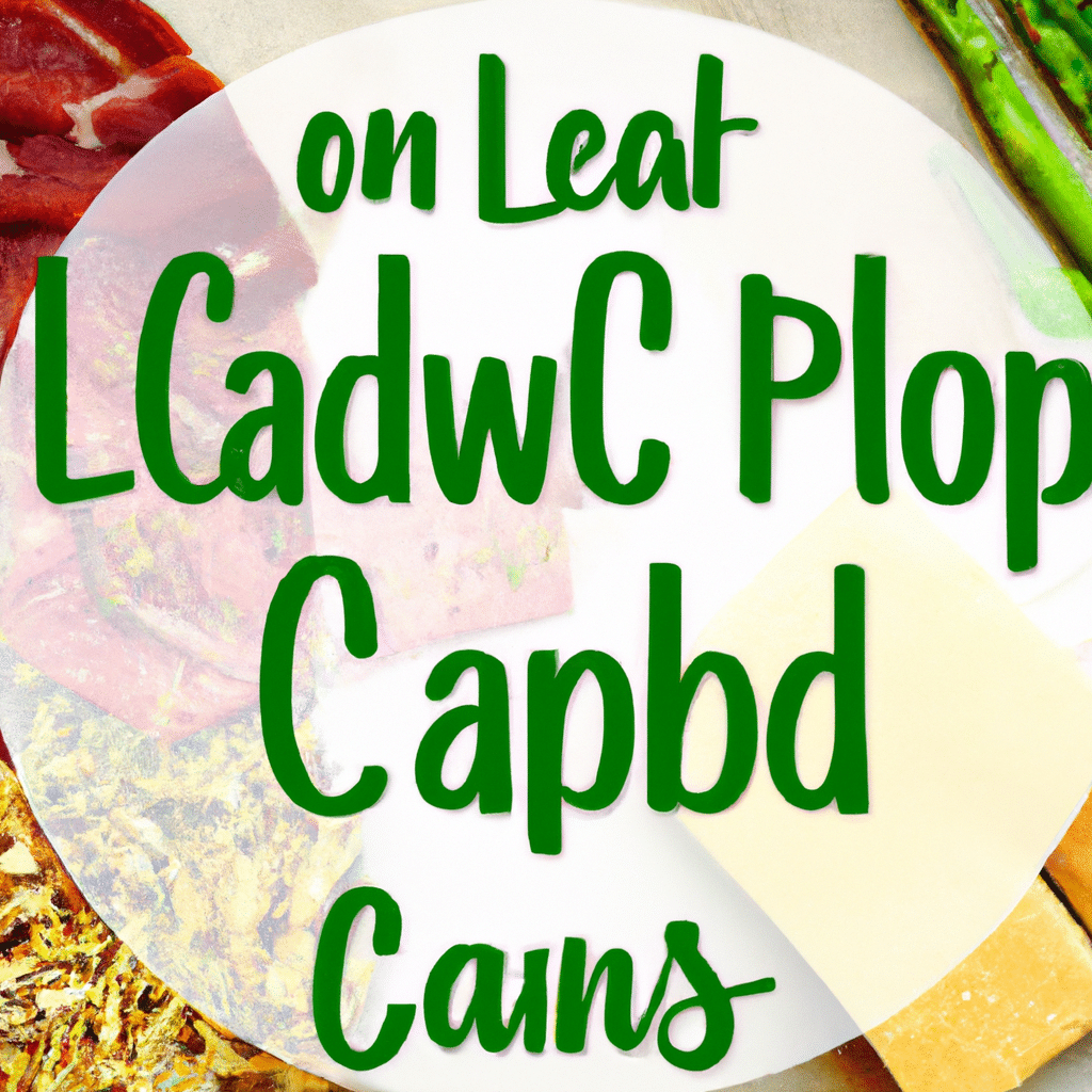 The Best Low Carb Meal Plan for a Healthy Lifestyle